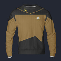 Modetrail Star Trek Data The Next Generation Long Sleeves Costume, S-5XL US Size, Gift For Him