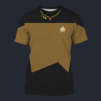 Modetrail Data Version 2 Tracksuit Costume Hoodie Sweatshirt T-Shirt Sweatpants, Star Trek Costume S-5XL US Size