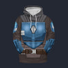 Modetrail Star Wars Death Watch Fleece Hoodie Costume, S-5XL US Size, Gift For Him