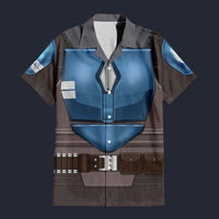 Modetrail Star Wars Death Watch Hawaiian Shirt Costume, S-5XL US Size, Unisex Button Down Shirt