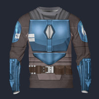 Modetrail Star Wars Death Watch Long Sleeves Costume, S-5XL US Size, Gift For Him