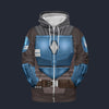 Modetrail Star Wars Death Watch Zip Hoodie Costume, S-5XL US Size, Gift For Him