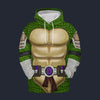 Modetrail Donatello TMNT Fortnite Hoodie Costume, S-5XL US Size, Gift For Him