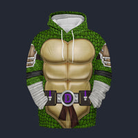 Modetrail Donatello TMNT Fortnite Hoodie Costume, S-5XL US Size, Gift For Him