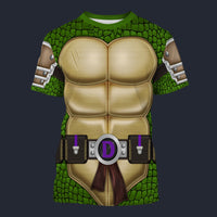 Modetrail Donatello TMNT Fortnite T-shirt Costume, S-5XL US Size, Gift For Him