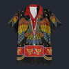 Aloha Eagle Black And Red Hawaiian Shirt Costume, S-5XL US Size, Unisex Button Down Shirt