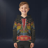 Modetrail Elvis Aloha Eagle Black and Red Hoodie Costume For Kid, S-5XL US Size