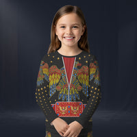 Modetrail Elvis Aloha Eagle Black and Red Sweater Costume For Kid, S-5XL US Size