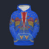 Elvis Aloha Eagle Blue Hoodie Costume, S-5XL US Size, Gift For Him