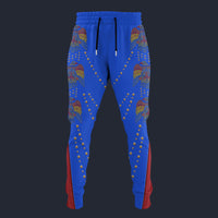 Elvis Aloha Eagle Blue Sweatpants Costume, S-5XL US Size, Gift For Him
