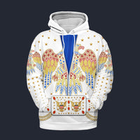 Aloha Eagle Fleece Hoodie Costume, S-5XL US Size, Gift For Him