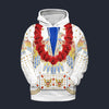 Modetrail Elvis Presley Aloha Eagle Hawaiian Flower Necklace Hoodie Costume, Elvis Presley Costume S-5XL US Size, Gift For Him