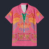 Elvis Aloha Eagle Pink Hawaiian Shirt Costume, S-5XL US Size, Unisex Button Down Shirt
