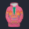 Elvis Aloha Eagle Pink Hoodie Costume, S-5XL US Size, Gift For Him