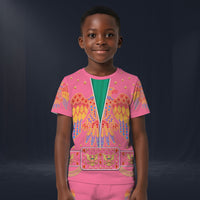 Modetrail Elvis Presley Aloha Eagle Pink T-shirt Costume For Kid, S-5XL US Size