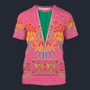 Elvis Aloha Eagle Pink T-shirt Costume, S-5XL US Size, Gift For Him