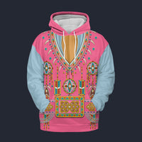 Modetrail Elvis Presley Alpine Pink And Light Blue Hoodie Costume, S-5XL US Size, Gift For Him