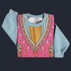 Modetrail Elvis Presley Alpine Pink And Light Blue Sweater Costume, S-5XL US Size, Gift For Him