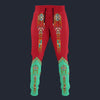 Modetrail Elvis Presley Alpine Red And Green Sweatpants Costume, S-5XL US Size, Gift For Him