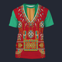 Modetrail Elvis Presley Alpine Red And Green Tracksuit Costume Hoodie Sweatshirt T-Shirt Sweatpants, S-5XL US Size