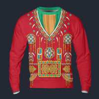 Modetrail Elvis Presley Alpine Red Long Sleeves Costume, S-5XL US Size, Gift For Him