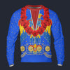 Modetrail Elvis Presley American Eagle Blue Hawaiian Flower Necklace Tracksuit Costume Hoodie Sweatshirt T-Shirt Sweatpants, Elvis Presley Costume S-5XL US Size