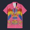 Elvis American Eagle Pink Hawaiian Shirt Costume, S-5XL US Size, Unisex Button Down Shirt