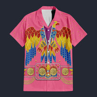 Elvis American Eagle Pink Hawaiian Shirt Costume, S-5XL US Size, Unisex Button Down Shirt