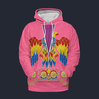 Elvis American Eagle Pink Tracksuit Costume Hoodie Sweatshirt T-Shirt Sweatpants, S-5XL US Size