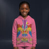 Modetrail Elvis Presley American Eagle Pink Zip Hoodie Costume For Kid, S-5XL US Size
