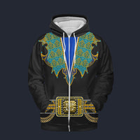 Modetrail Elvis Presley Arabian Black Fleece Zip Hoodie Costume, S-5XL US Size, Gift For Him