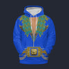 Modetrail Elvis Presley Arabian Blue Hoodie Costume, S-5XL US Size, Gift For Him
