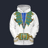 Modetrail Elvis Presley Arabian Fleece Zip Hoodie Costume, S-5XL US Size, Gift For Him