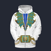 Modetrail Elvis Presley Arabian Fleece Zip Hoodie Costume, S-5XL US Size, Gift For Him