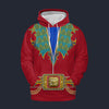 Modetrail Elvis Presley Arabian Red Hoodie Costume, S-5XL US Size, Gift For Him