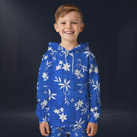 Modetrail Elvis Presley Blue Aloha Tracksuit For Kid Costume Hoodie Sweatshirt T-Shirt Sweatpants, Elvis Presley Costume S-5XL US Size