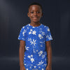 Modetrail Elvis Presley Blue Aloha T-shirt Costume For Kid, S-5XL US Size