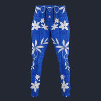 Elvis Blue Aloha Sweatpants Costume, S-5XL US Size, Gift For Him