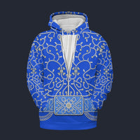 Elvis Blue Swirl Hoodie Costume, S-5XL US Size, Gift For Him