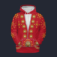 Elvis Burning Love Fleece Hoodie Costume, S-5XL US Size, Gift For Him