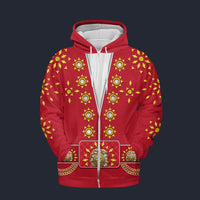Elvis Burning Love Fleece Zip Hoodie Costume, S-5XL US Size, Gift For Him
