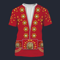Elvis Burning Love Tracksuit Costume Hoodie Sweatshirt T-Shirt Sweatpants, S-5XL US Size