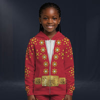 Modetrail Elvis Presley Burning Love Suit Version 2 Fleece Zip Hoodie Costume For Kid, S-5XL US Size