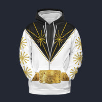 Elvis Cisco Kid Black Fleece Hoodie Costume, S-5XL US Size, Gift For Him