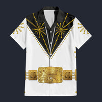 Elvis Cisco Kid Black Hawaiian Shirt Costume, S-5XL US Size, Unisex Button Down Shirt