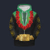 Modetrail Elvis Presley Cisco Kid Green Hawaiian Flower Necklace Hoodie Costume, Elvis Presley Costume S-5XL US Size, Gift For Him