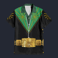 Modetrail Elvis Cisco Kid Green Hawaiian Shirt Costume, S-5XL US Size, Unisex Button Down Shirt