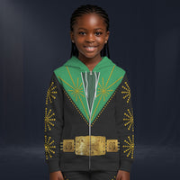 Modetrail Elvis Presley Cisco Kid Green Fleece Zip Hoodie Costume For Kid, S-5XL US Size