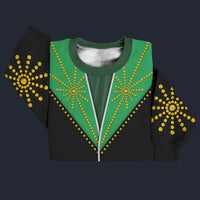 Modetrail Elvis Cisco Kid Green Sweater Costume, S-5XL US Size, Gift For Him