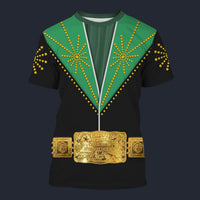 Modetrail Elvis Cisco Kid Green Tracksuit Costume Hoodie Sweatshirt T-Shirt Sweatpants, S-5XL US Size